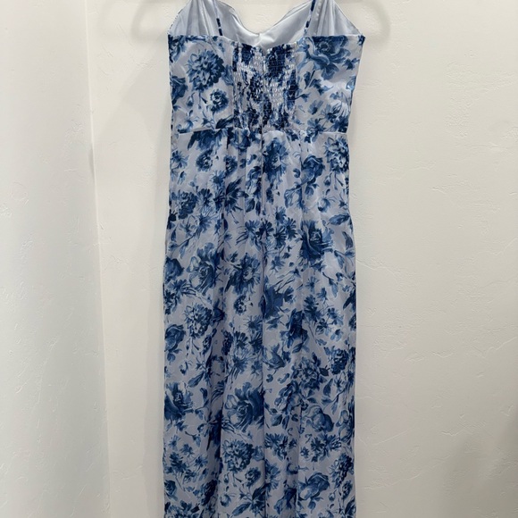 Abercrombie & Fitch Blue Floral Midi Dress - Picture 3 of 6